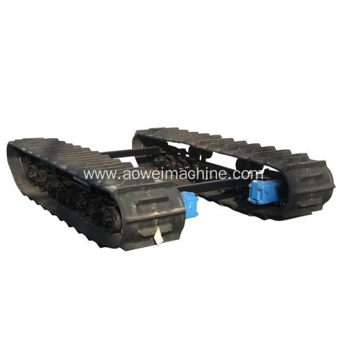 Rubber Crawler undercarriage track systems for mini excavator,loader Drilling Rigs dumper boats